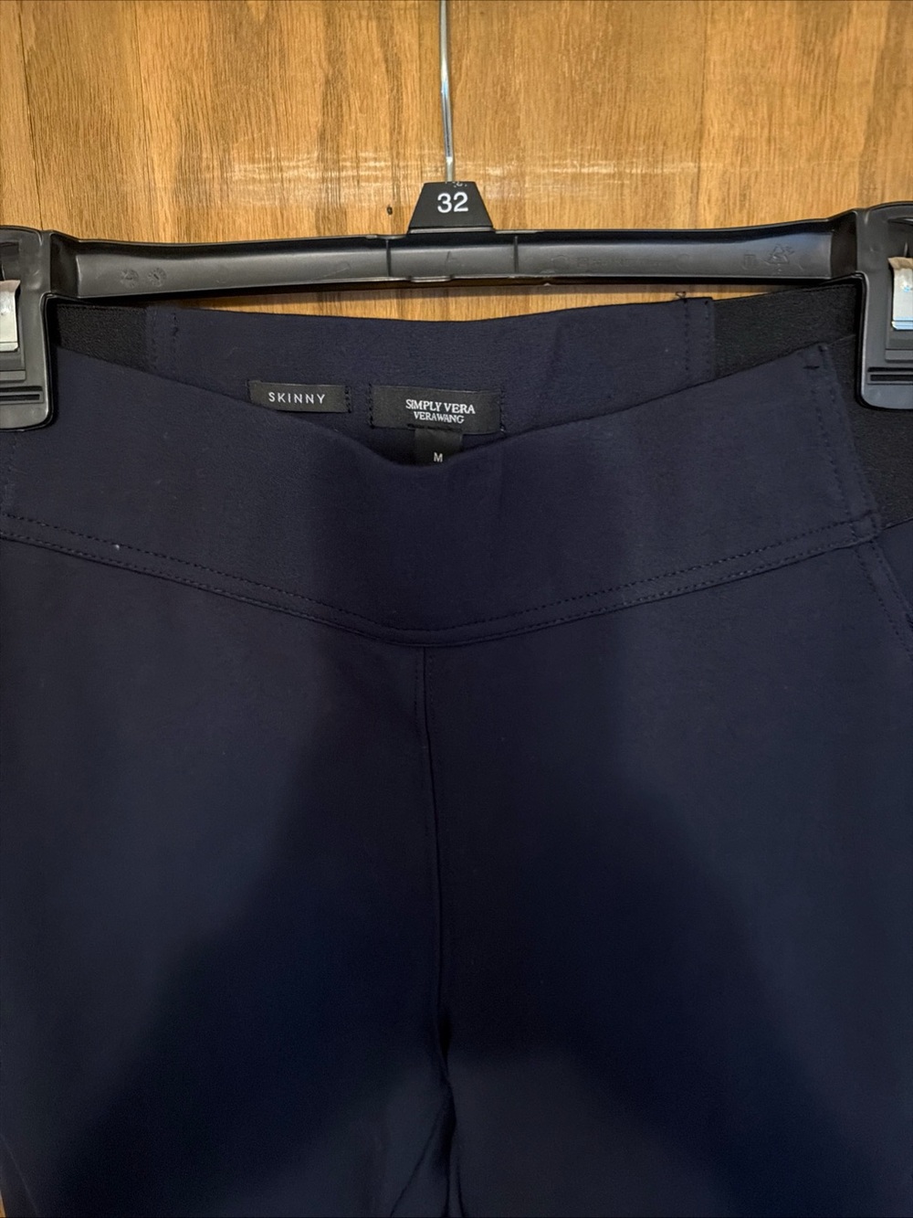 Simply Vera Vera Wang Dark Navy High-Waist Skinny Women's Shorts